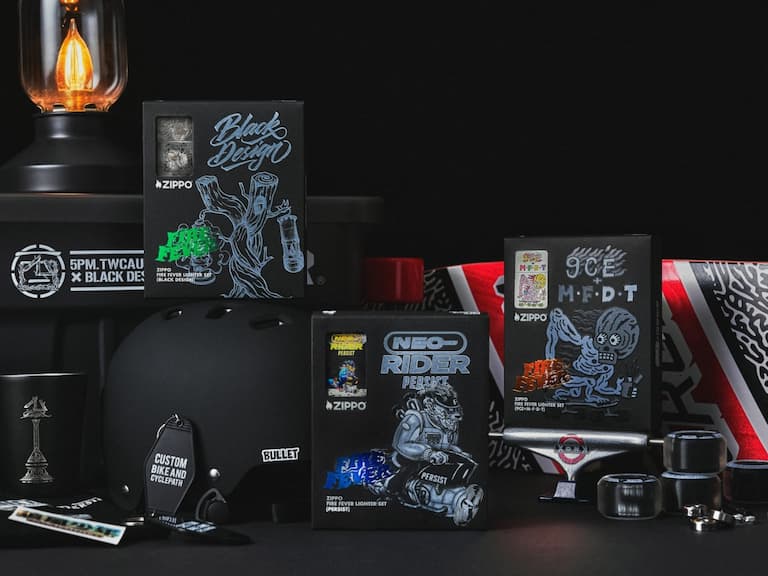 當美式傳奇遇上最台的街頭品牌！開箱 Zippo 限量黑系禮盒，3 款風格迥異的 Click 你 Pick 哪一個？