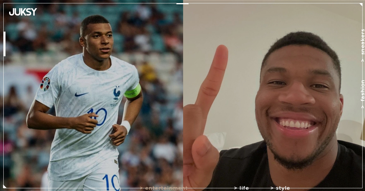 字母哥 姆巴佩 Kylian Mbappe Giannis Antetokounmp NBA 足球