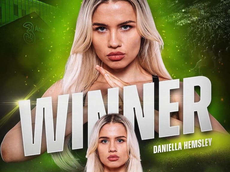 正妹女拳擊手 Daniella Hemsley 比賽獲勝，竟在直播鏡頭前「脫衣慶祝」引熱議！