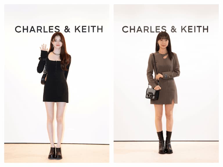女神降臨！韓韶禧以標誌性酷甜風格造型，與眾星一同歡慶CHARLES & KEITH 首爾江南旗艦店開幕