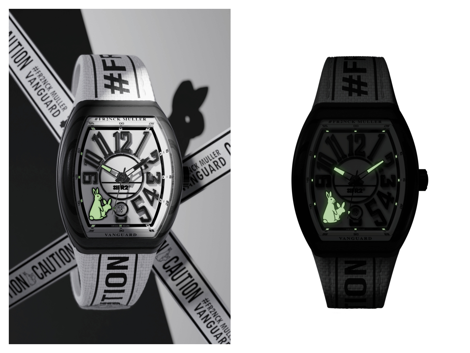 反骨月兔登台迎中秋 FRANCK MULLER聯名日本潮牌 推出#FR2NCK MULLER Vanguard限量版腕錶