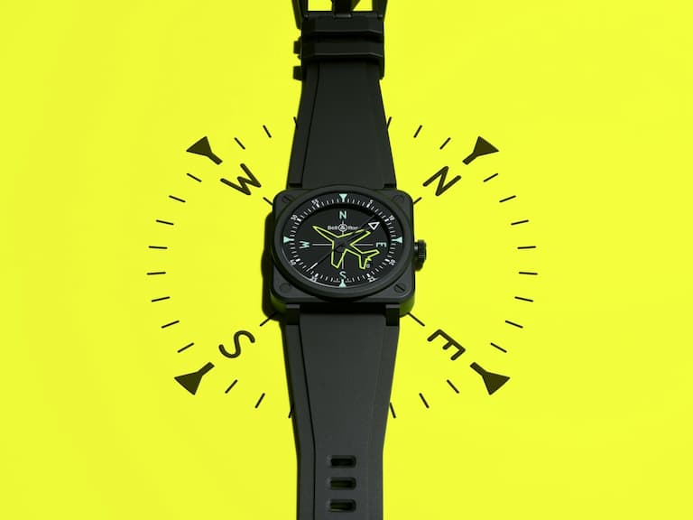 Bell & Ross 採用了迄今為止最具代表性的飛機駕駛艙錶盤，推出了全新 BR 03GYROCOMPASS