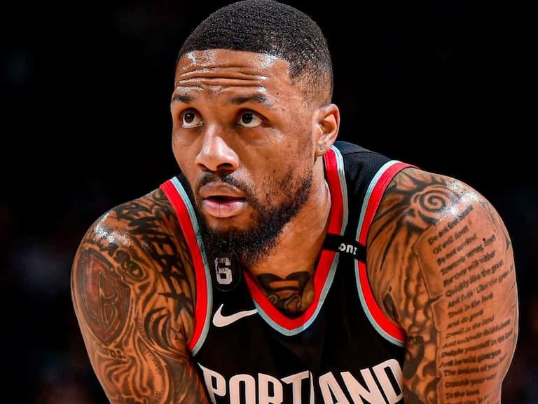 Damian Lillard 刺青秘密大解析:奧克蘭突擊隊標誌、手臂經文⋯6 個刺青背後原來藏這些含義!