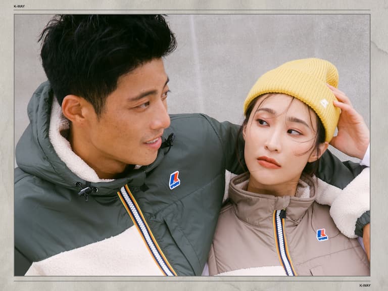 「無性別穿搭」才是低調放閃的不二王道！跟著「螢幕情侶」Ray＆Jennifer 穿上 K-WAY 展現絕佳默契，怎麼看都像天生一對！