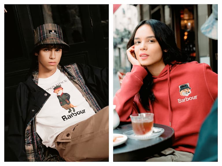 Barbour x Maison Kitsuné 首度聯名系列，英國經典加乘法日時尚，打造秋冬熱門品項