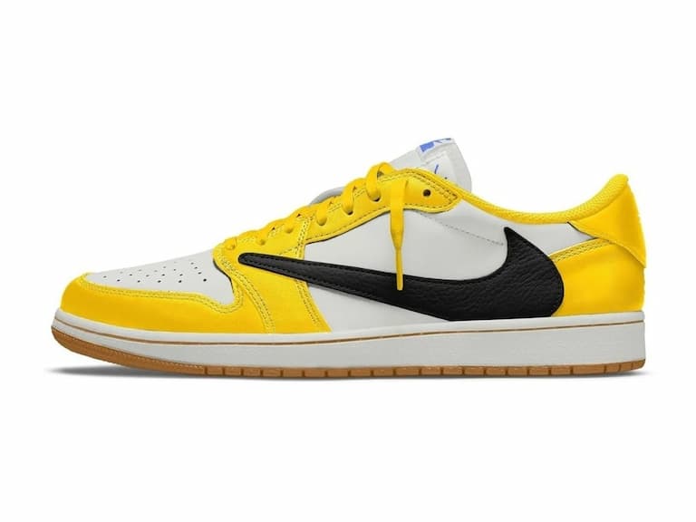 Travis Scott x Air Jordan 1 Low "Canary" 預計 2024 年推出，最新聯名配色登場！