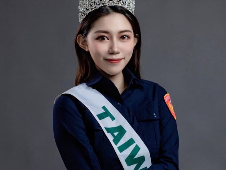 昔日正妹女警因高顏值爆紅，褪去制服後還多次代表台灣參加國際選美比賽！【野生抓正妹】