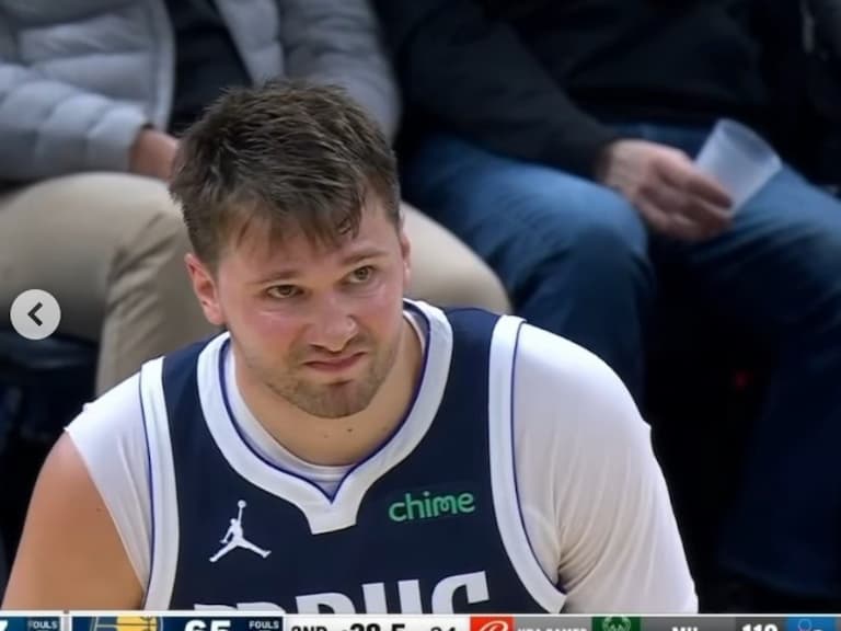 NBA／Luka Doncic 被 Tyrese Haliburton 握手超大力，露出痛苦表情！