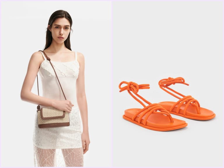 巧妙運用 CHARLES & KEITH 春夏編織鞋包單品，釋放被日常束縛的時尚靈魂，一秒切換島嶼假期模式