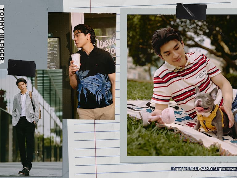 用經典的 Polo 衫打破場域的限制吧!跟著林哲熹一起穿上 Tommy Hilfiger,開啟不簡單的日常