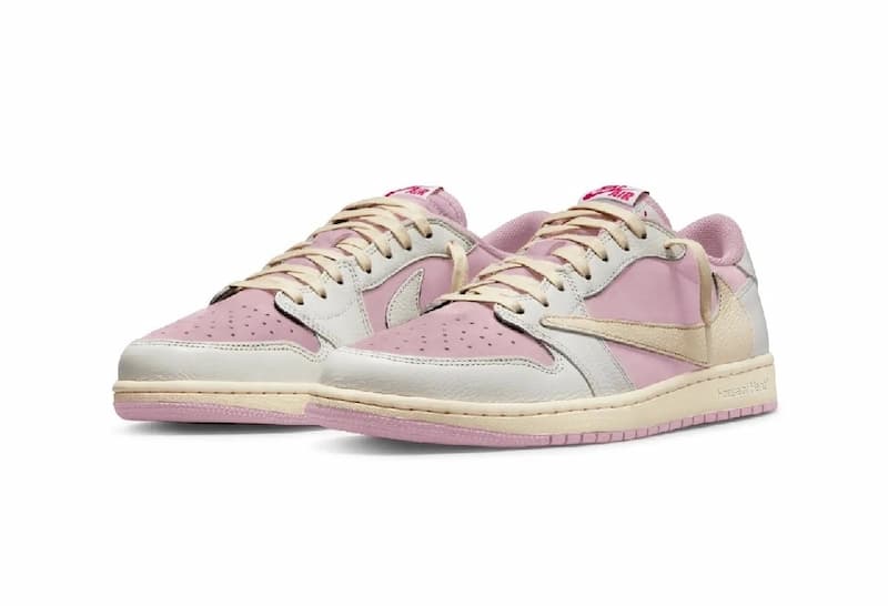 Travis Scott x Air Jordan 1 Low "Shy Pink"、"Dark Pony" 新配色釋放