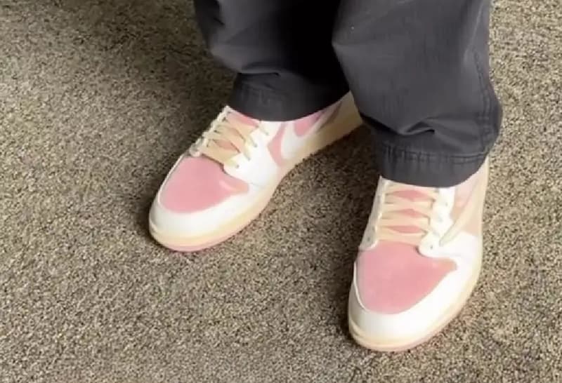Travis Scott x Air Jordan 1 Low "Shy Pink"、"Dark Pony" 新配色釋放