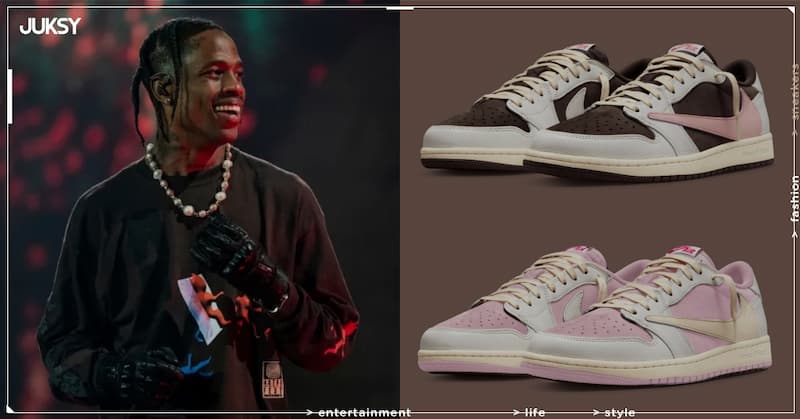 Travis Scott x Air Jordan 1 Low "Shy Pink"、"Dark Pony" 新配色釋放