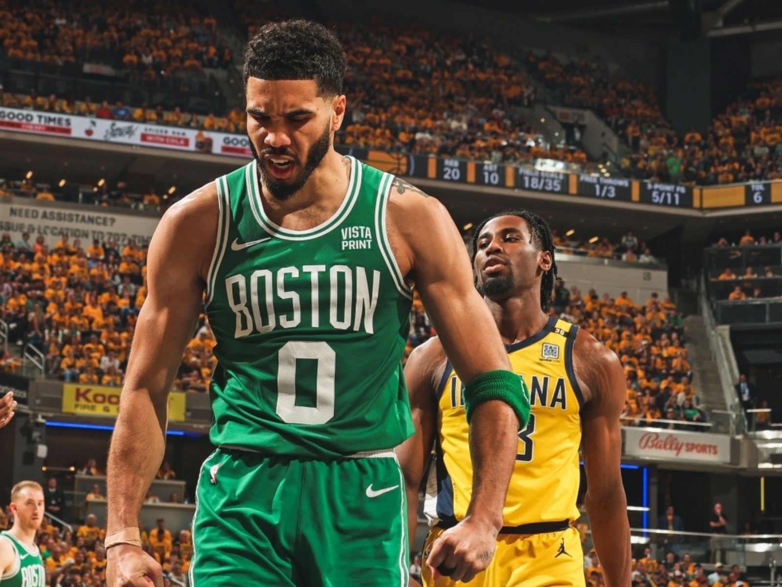 NBA／塞爾提克 3 分差逆轉擊敗溜馬，系列賽 4 戰全勝率先挺進總冠軍賽！