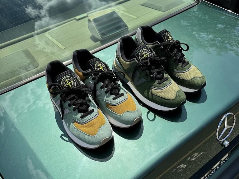 Stone Island x New Balance 574 最新聯名鞋「高清曝光」,預計將於 2024 年 6 月發售!