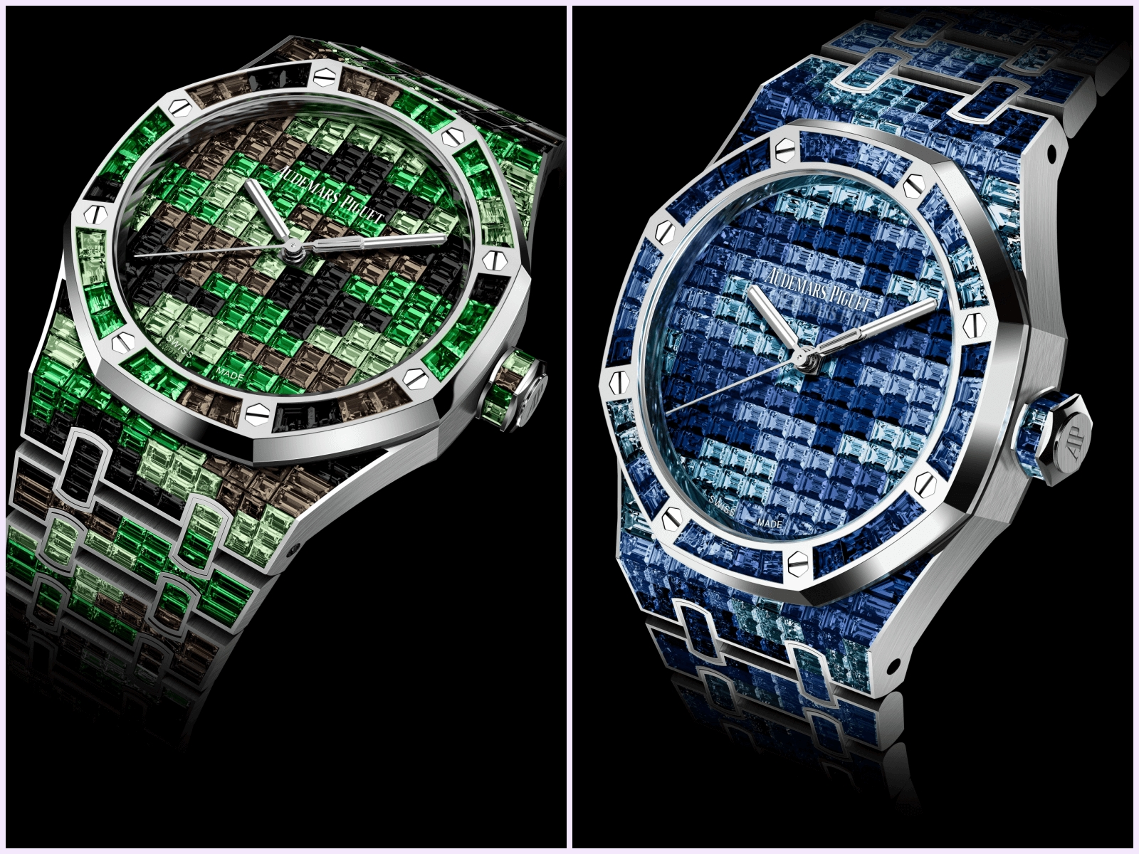 全新ROYAL OAK皇家橡樹系列 41毫米自動上鏈彩虹套錶絢爛之作