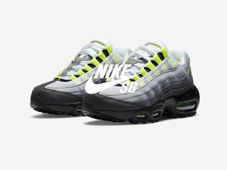 Nike SB x Nike Air Max 95 聯名鞋預計於 2025 年登場，空氣鞋王直接登頂！