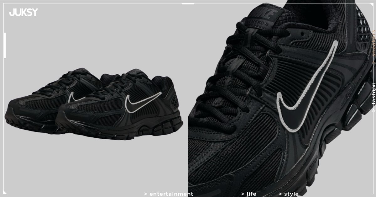 Nike Zoom Vomero 5 發表全新「Black／White」配色