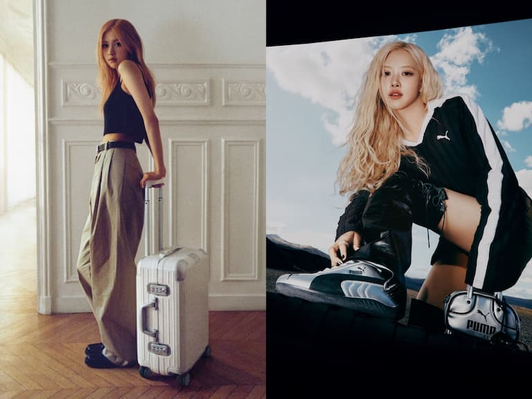 BLACKPINK Rosé 代言同款單品一拳公開！PUMA 賽車鞋、RIMOWA 行李箱⋯這款詢問度破表！