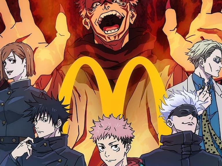 美國麥當勞 McDonald's 攜手《咒術迴戰》釋出「聯名醬料」,五條悟等主角全到齊!