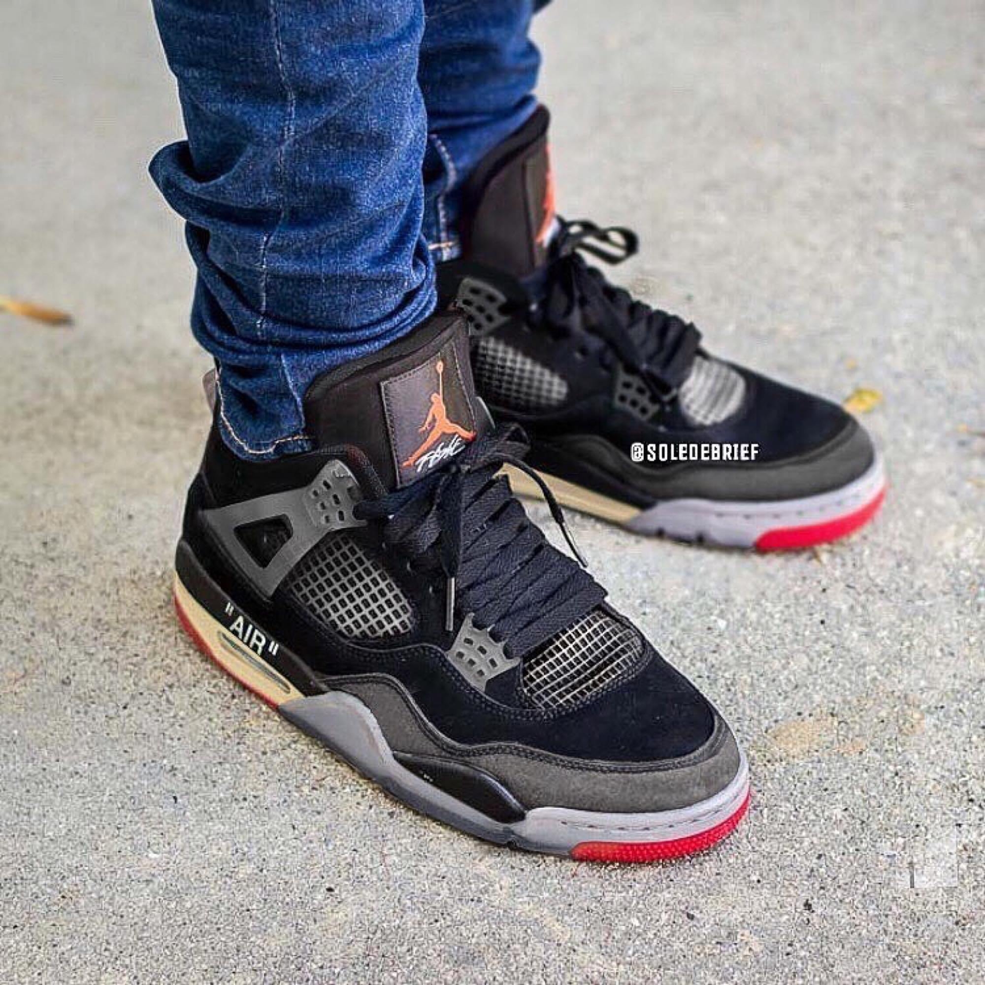 Off-White x Air Jordan 4 "Bred" 將有望於 2025 年發表