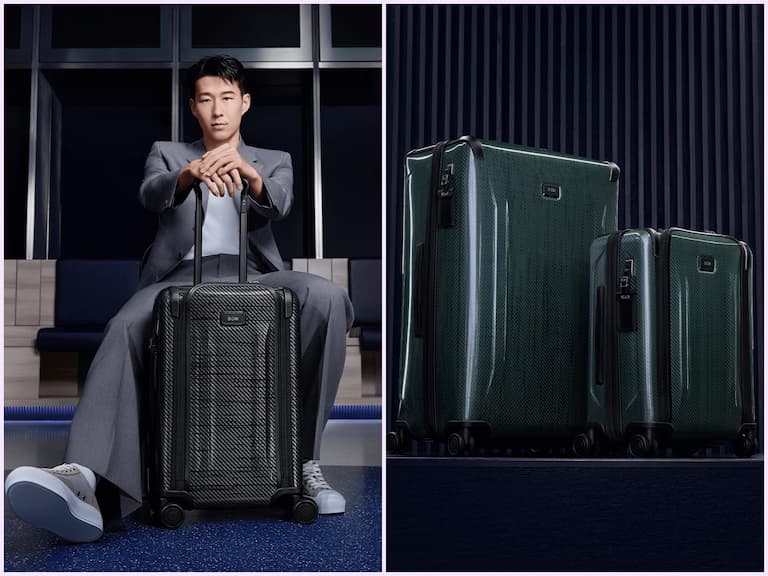 TUMI 攜手職業足球運動家孫興慜推出 2024 年秋季 TEGRA-LITE® 和 ALPHA BRAVO 形象廣告