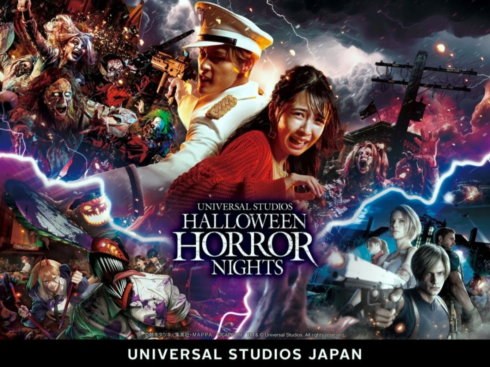日本大阪環球影城「萬聖恐懼夜」將在 9 月登場，《鏈鋸人》、《惡靈古堡》等主題設施超欠玩！
