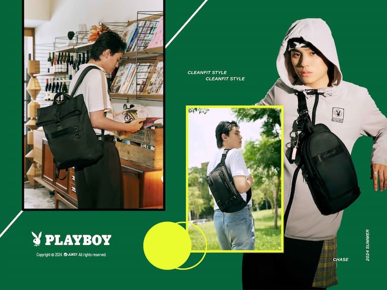 找回明朗乾淨的少年感！PLAYBOY 夏日全新「Chase 系列」包款，機能面料、多工夾層，一秒拿捏簡約大方的 Cleanfit 穿搭！