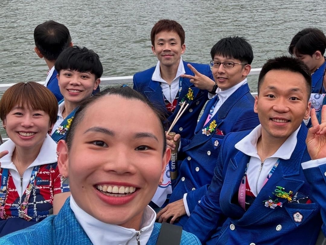 巴黎奧運／中華隊遊河登場，《NHK》主播熱情高喊「這是台灣」！