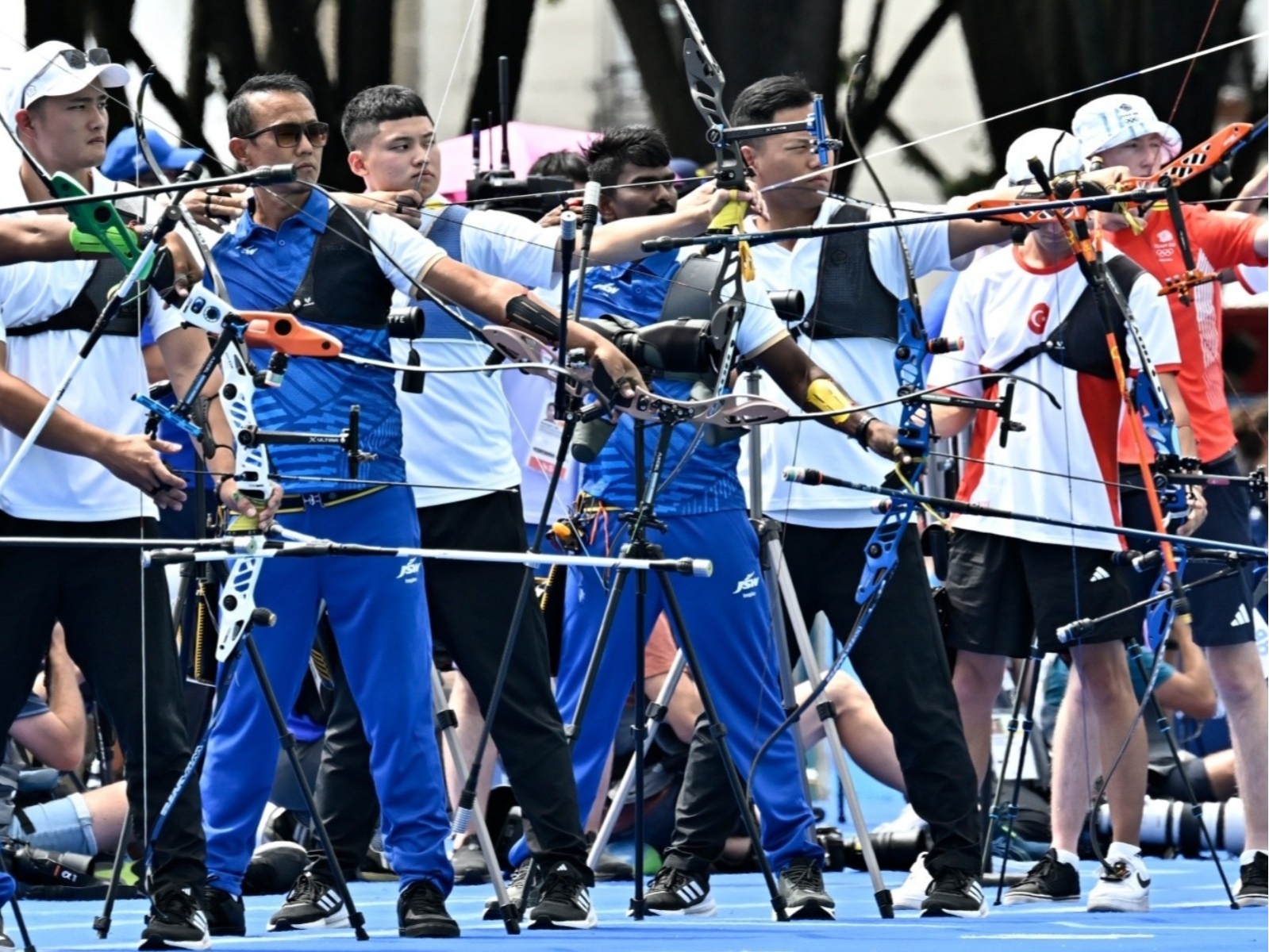 巴黎奧運／中華隊射箭男團不敵中國，止步 8 強遺憾出局無緣獎牌！