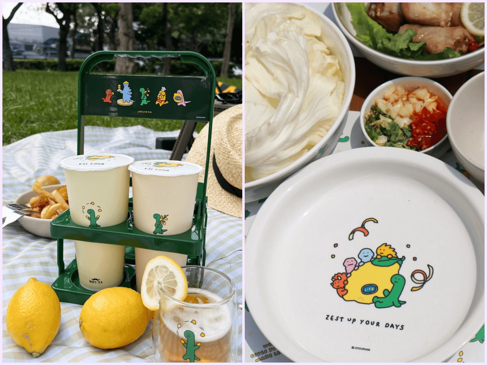 鬍子茶、敝姓鍋夏日檸檬季新品登場，一起將JOGUMAN系列商品帶回家