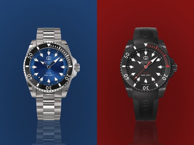 GUCCI 推出五款全新 GUCCI DIVE 自動潛水腕錶!性能、售價完整公開!