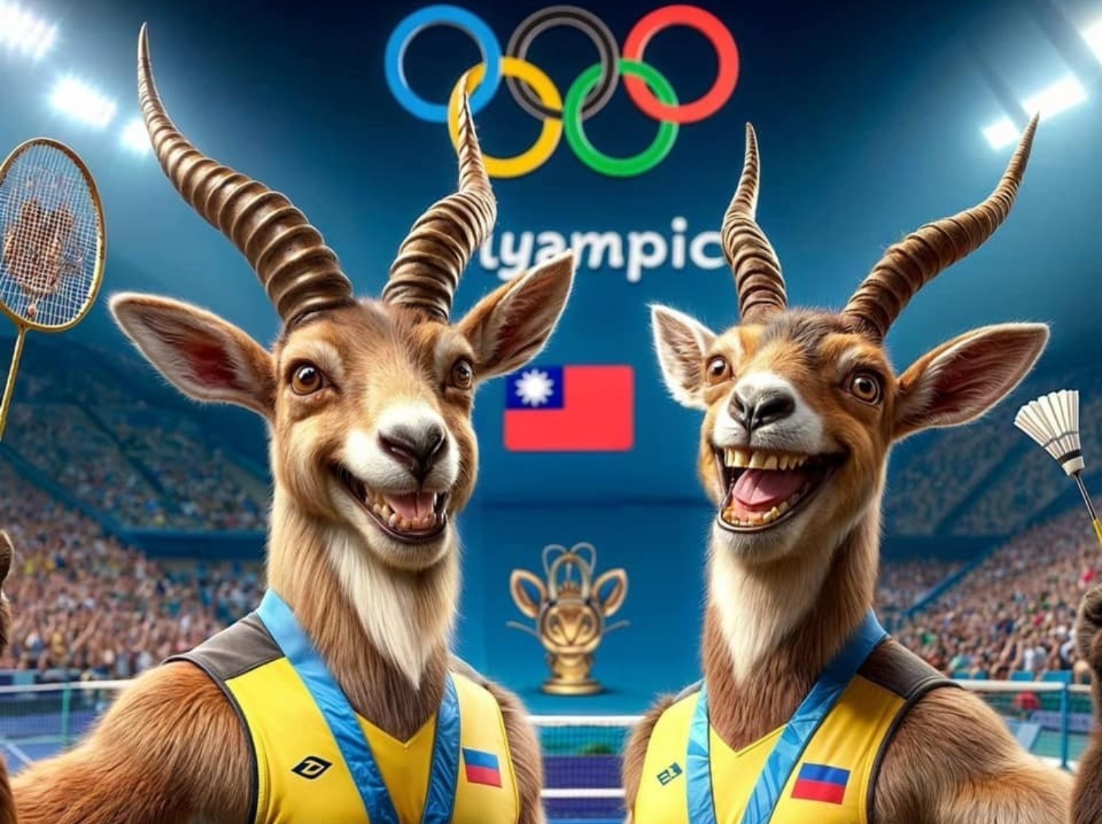 台北動物園歡慶「麟洋配」得金牌，推「羚羊」合照限定活動，網笑：「記得幫羚羊加菜！」