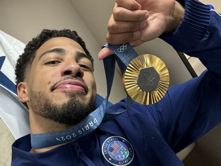 巴黎奧運/美國隊奪金,Tyrese Haliburton 自嘲:「當你啥都沒做卻在分組報告得到 A⋯」