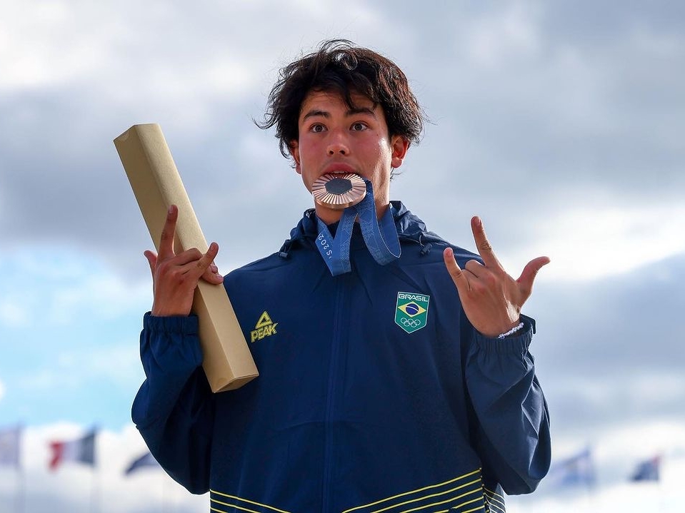 巴黎奧運／巴西滑板鮮肉 Augusto Akio 爆紅，根本就是日劇男主！