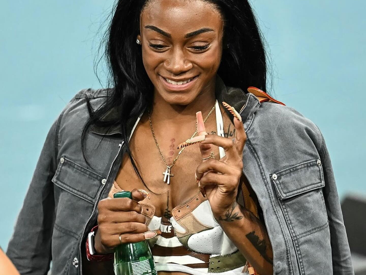 巴黎奧運／Sha'Carri Richardson 穿上「Nike Dunk 訂製馬甲」，出自設計師 Cierra Boyd 之手！