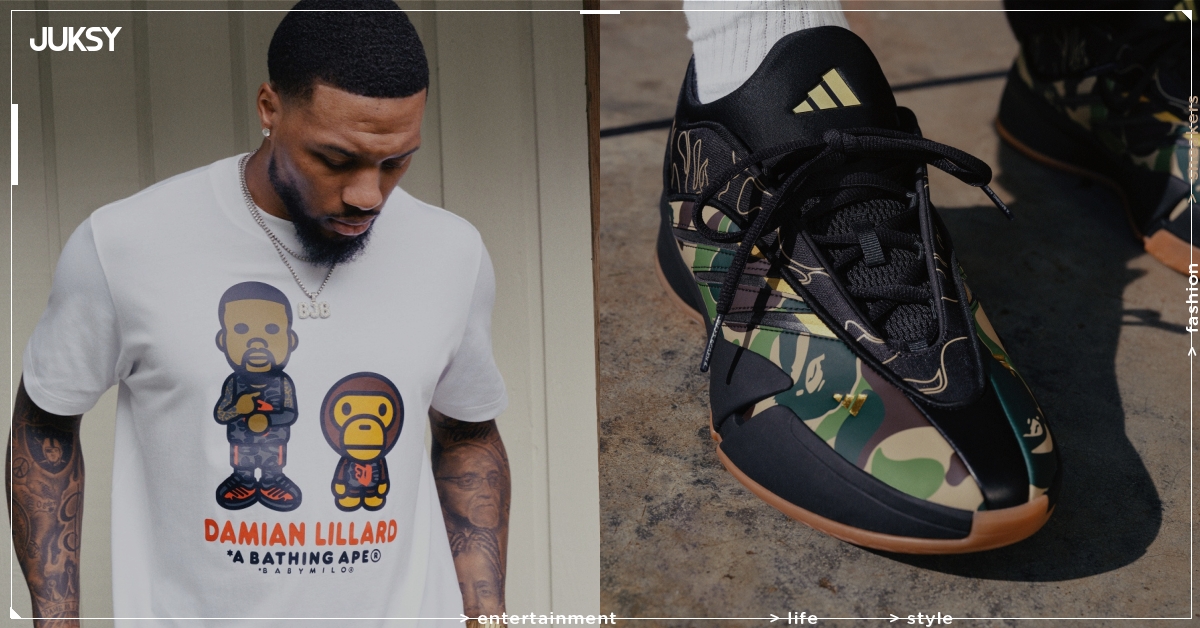 A Bathing Ape x adidas for Damian Lillard 聯名系列發表