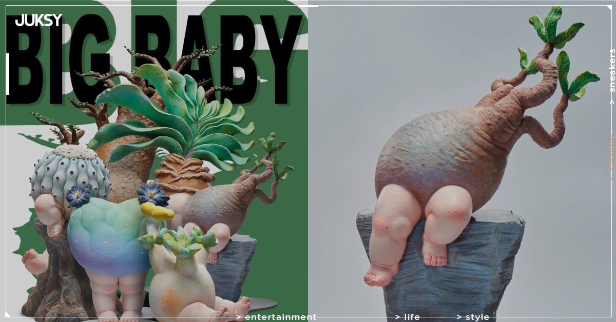 黃品彤與 Cloudless Life 合作「Big Baby」展覽展開