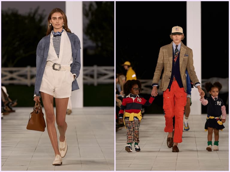 Ralph Lauren 雷夫羅倫於紐約漢普頓舉辦2025春季時裝秀,重返靈感之源,獨蘊奢華風潮