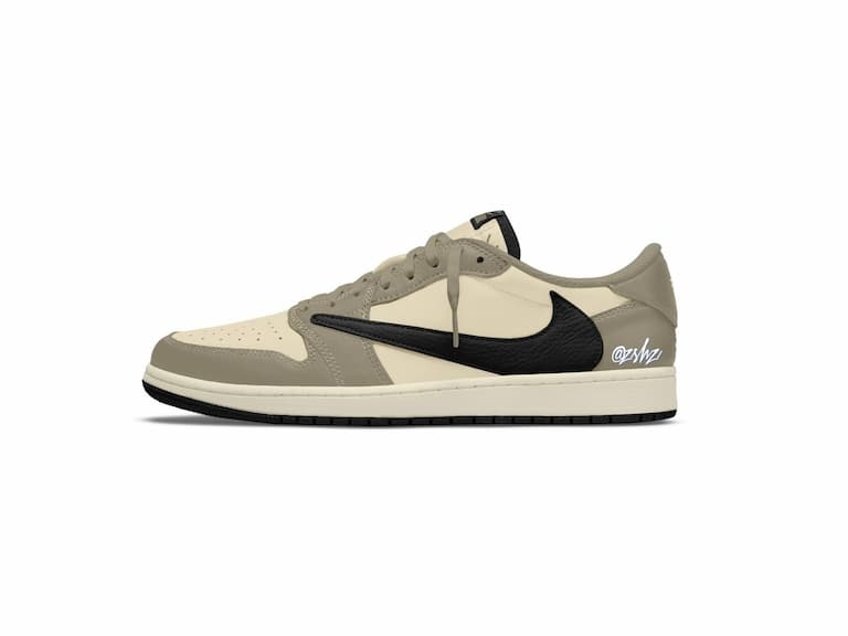 Travis Scott x Air Jordan 1 Low OG "Pale Vanilla"「取消發售」，倒勾聯名款又減一！