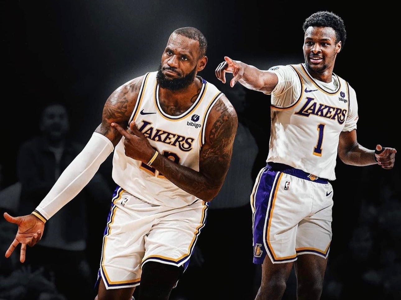 NBA／詹皇 LeBron James 談與兒子 Bronny 首次練球：「我一度分心！」