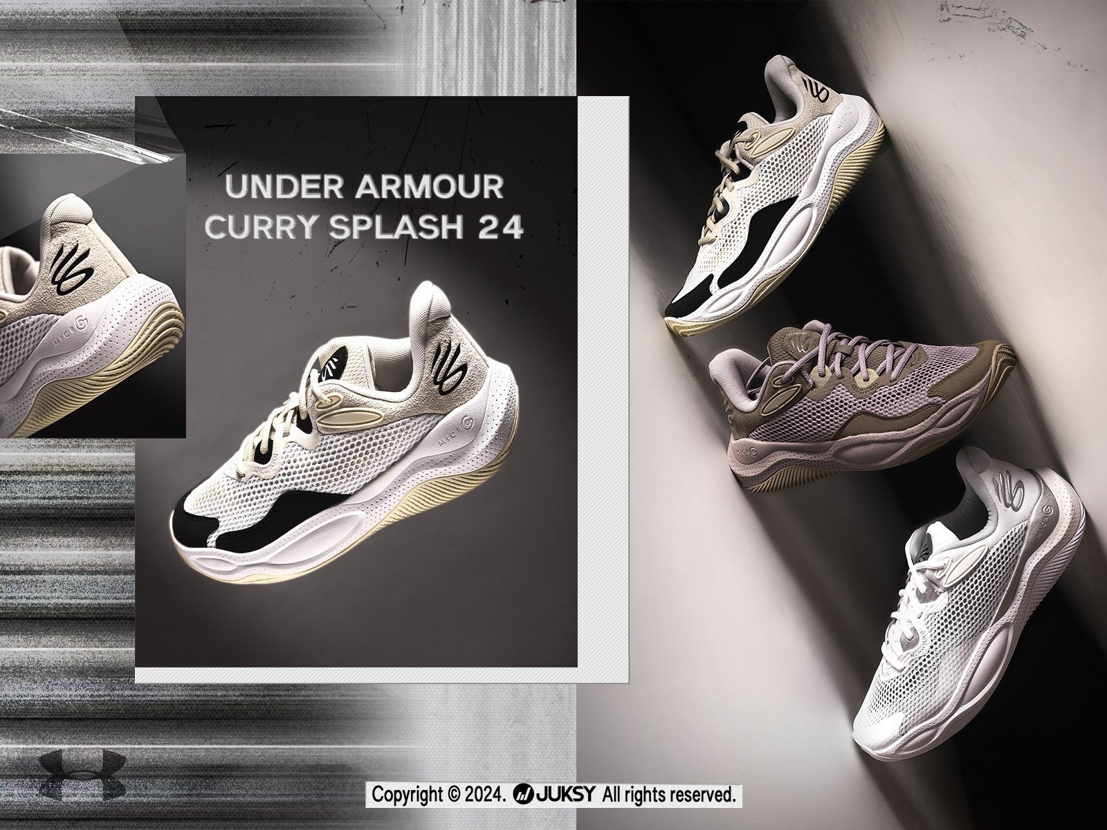 NBA 傳奇球星 Stephen Curry 愛用鞋款——Under Armour Curry Splash 24 新色亮相，網瘋喊：「我要全部！」