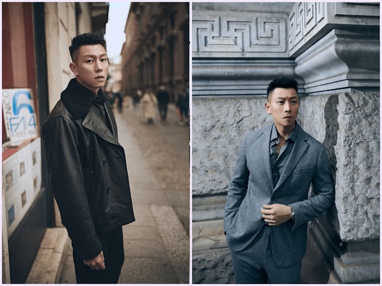 瘦子E.SO米蘭街頭自信演繹BOSS 秋冬時尚穿搭