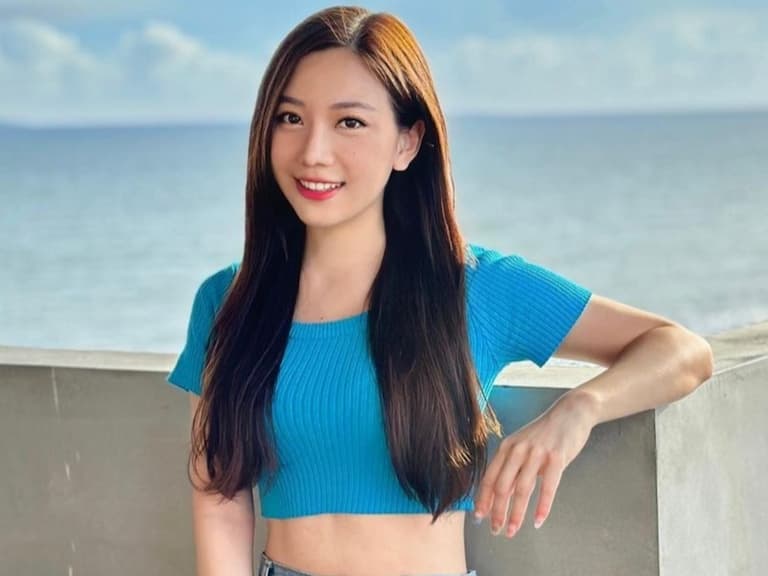 蔡尚樺果然是「最正女主播」，細肩帶粉紅背心炸出火辣雙球！【野生抓正妹】