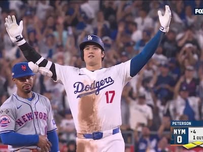 MLB／道奇 9 比 0 完封大都會搶下國聯冠軍戰 G1 勝利，大谷翔平敲出 2 支安打！