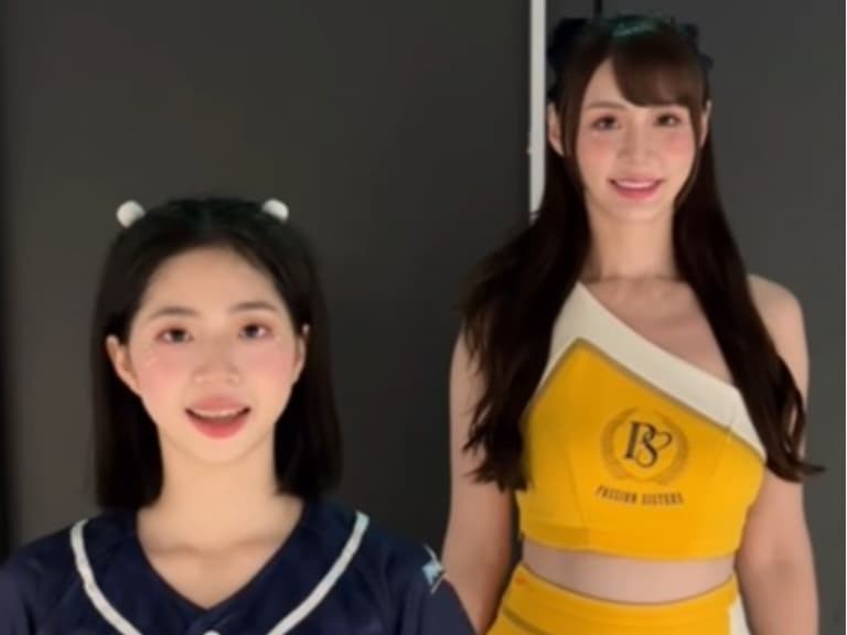 短今合體妡 0 拍片熱舞,「173 cm VS 150 cm」成中職最萌身高差!【野生抓正妹】