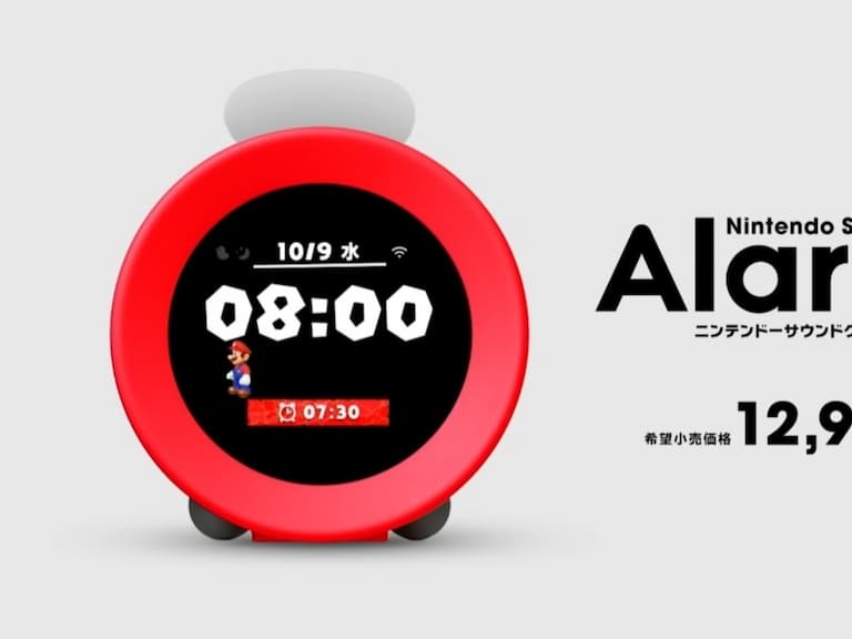 任天堂推智慧鬧鐘「Alarmo」，翻身會發出吃金幣聲、成功起床還會放過關配樂！