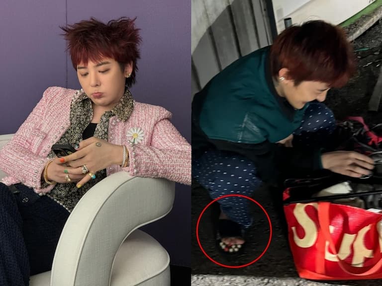GD 權志龍腳踩「指壓拖鞋」遭搶空！價格甚至翻 10 倍！