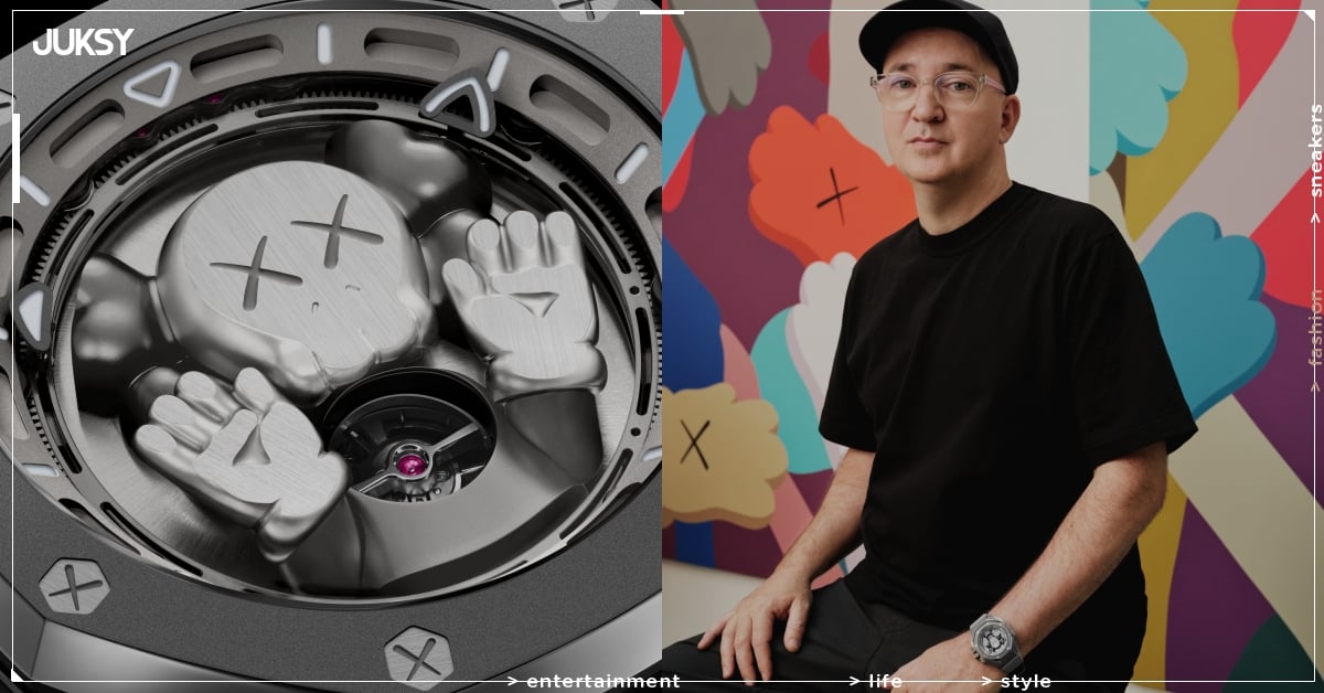 AP x KAWS 聯名「43 毫米限量版 Royal Oak Concept 皇家橡樹概念系列陀飛輪腕錶」