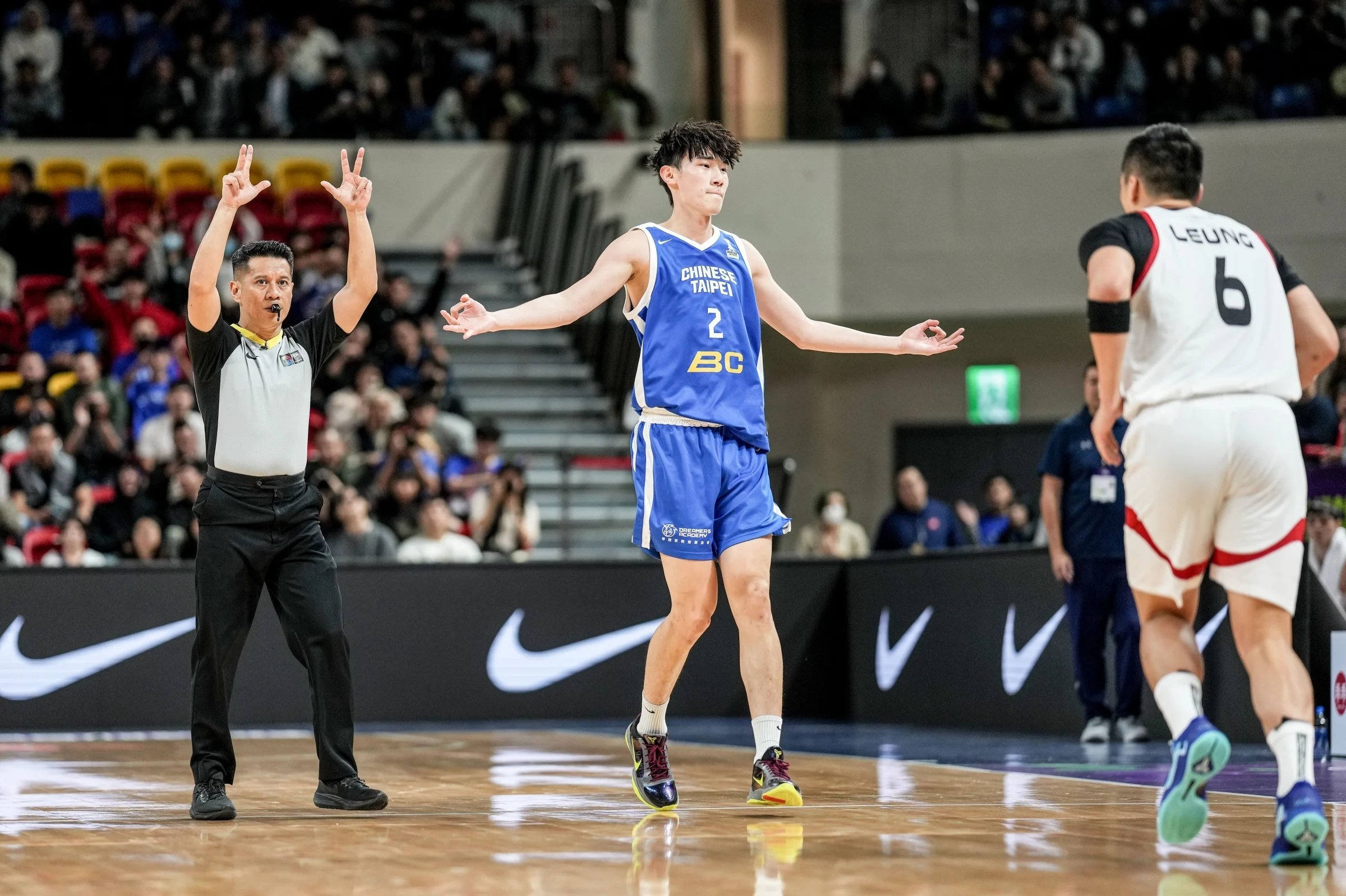 FIBA 亞洲盃男籃資格賽中華隊（台灣）拿下本場勝利